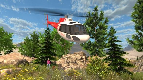 直升飞机救援模拟器
