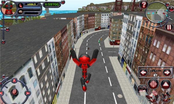 火柴人绳索英雄1中文版