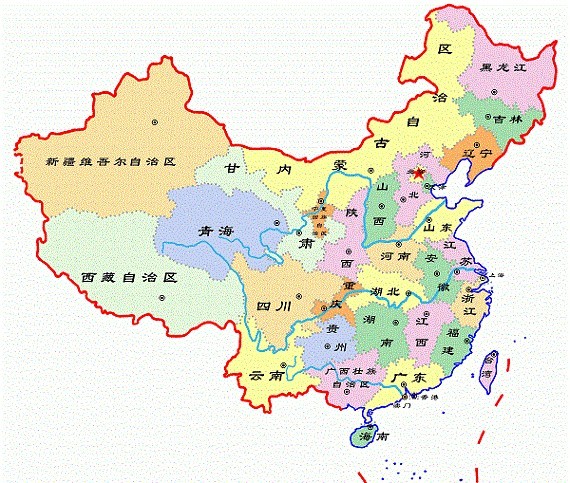 中国地图高清版可放大版免费下载