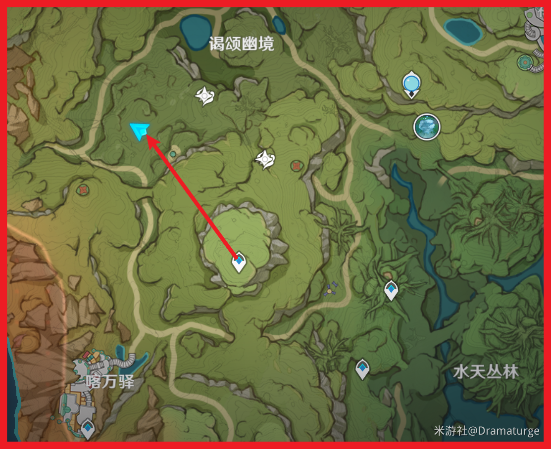 原神在森林中寻找苗圃,取得桓斯弥利底收集攻略11