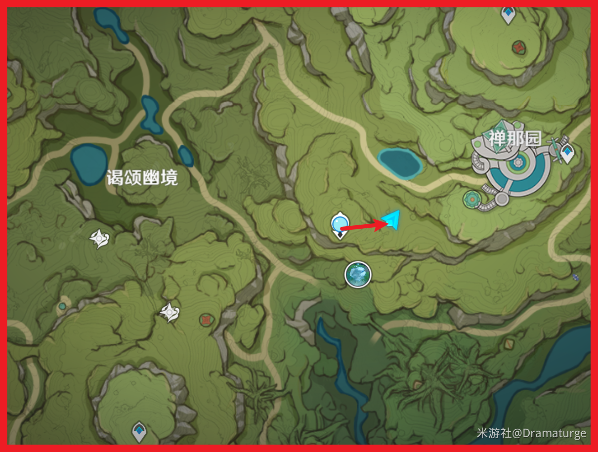原神在森林中寻找苗圃,取得桓斯弥利底收集攻略12