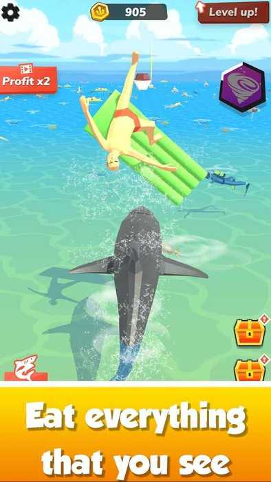 贪吃大白鲨游戏免费下载
