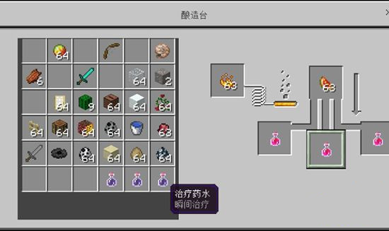 我的世界药水合成表图2023 我的世界药水配方大全