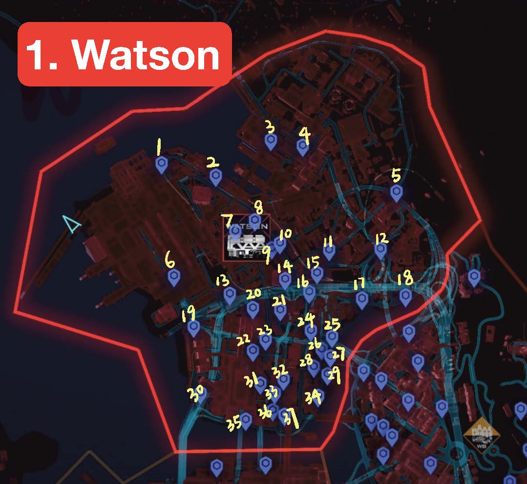 赛博朋克2077沃森区传送点在哪?沃森区传送点位置大全