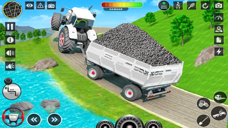 大型拖拉机农业模拟器